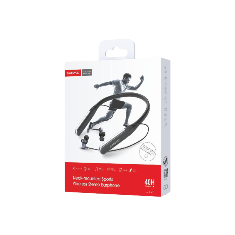 Neck-mounted Sports Wireless Stereo Earphone T-M15