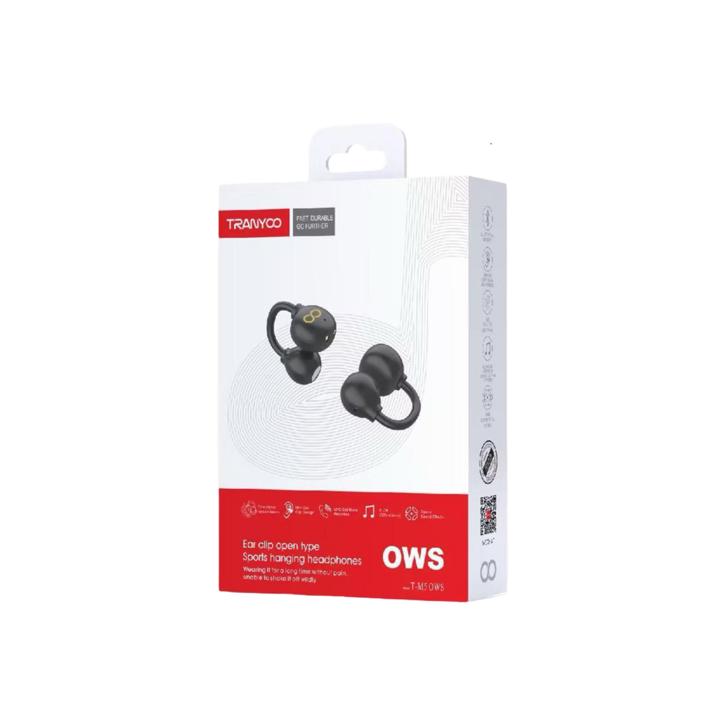 Ear clip open type Sports hanging headphones T-M5 OWS