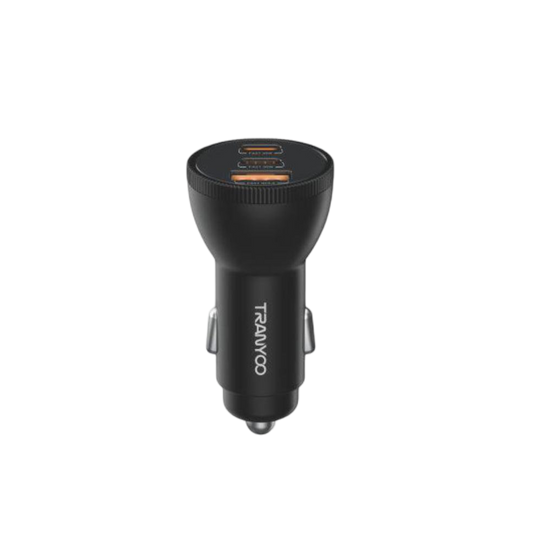 Super Fast Pd Car Charger USB To 2 Type-c 78W T-C25