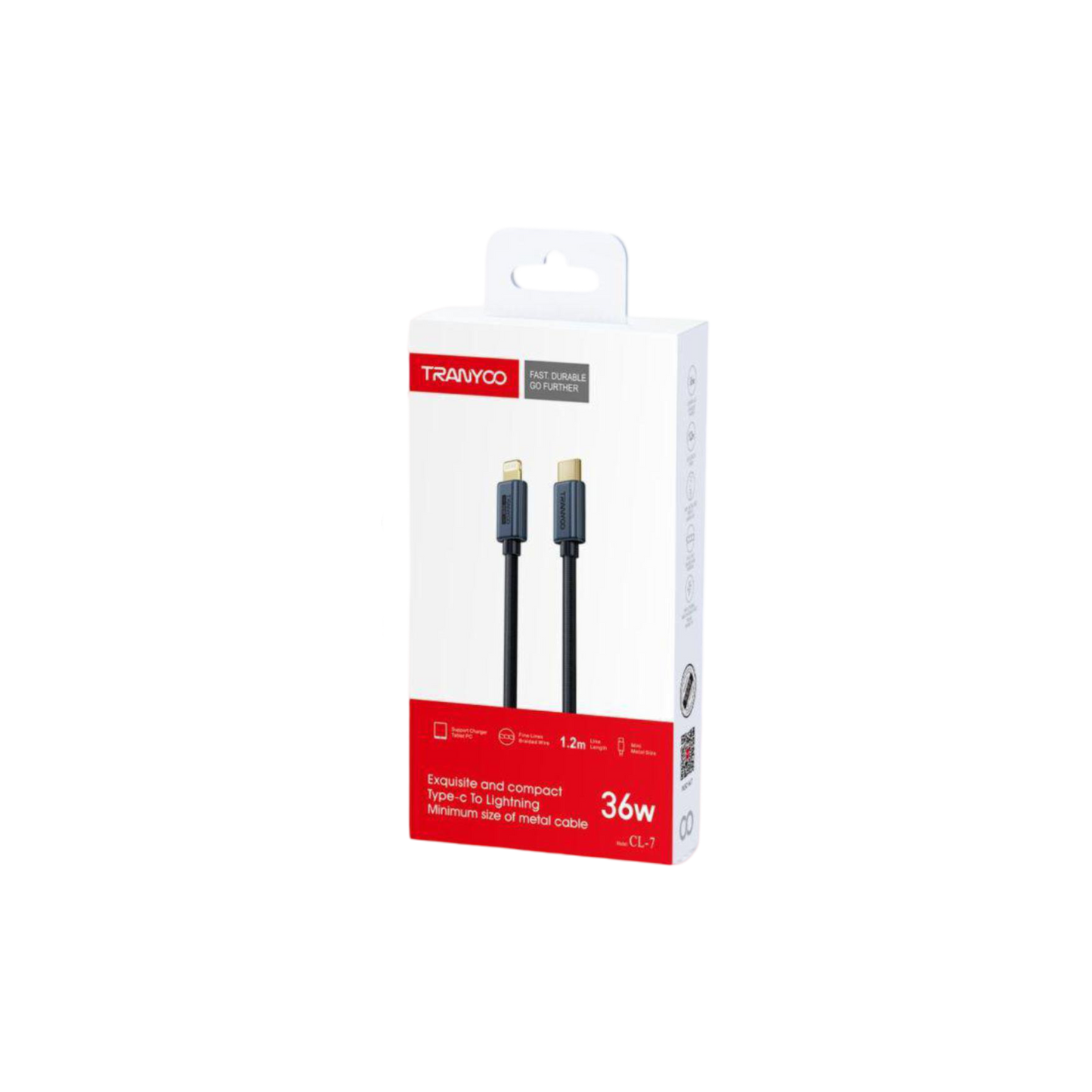 Exquisite and compact Type-c To Lightning Minimum size of metal cable CL-7